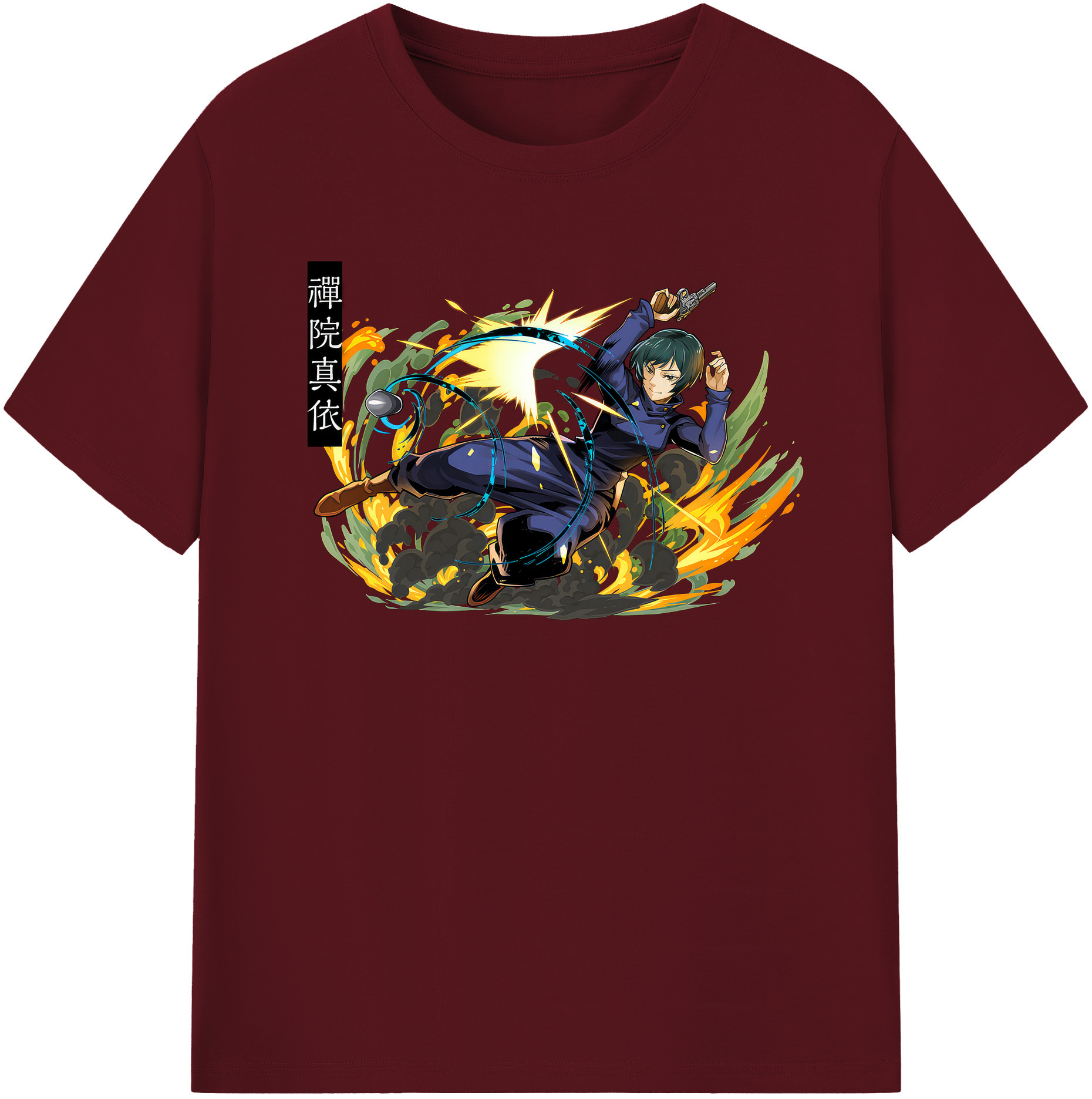 （画像用） 呪術廻戦 Jujutsu Kaisen 綿100％半袖Tシャツ（フロントプリント）